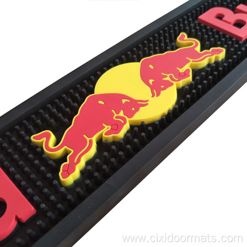 custom design logo PVC Bar Drip Mats